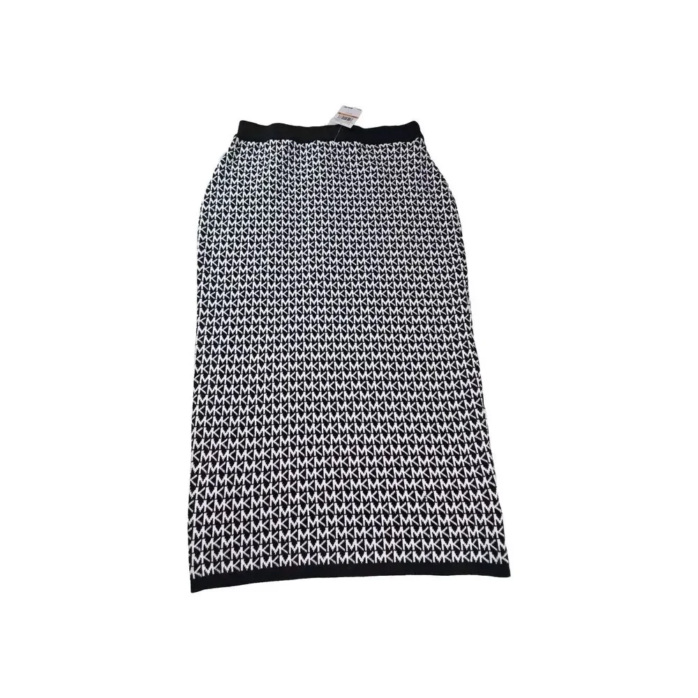 Michael Kors Women's Logo Jacquard Pencil Skirt